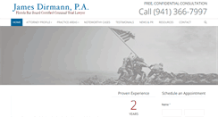 Desktop Screenshot of dirmannlaw.com